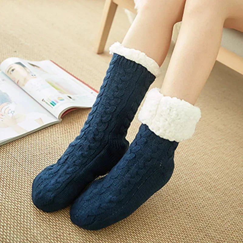 Die Cloud - Step Thermosocken - Hanf Dunkelblau - Saint Doux