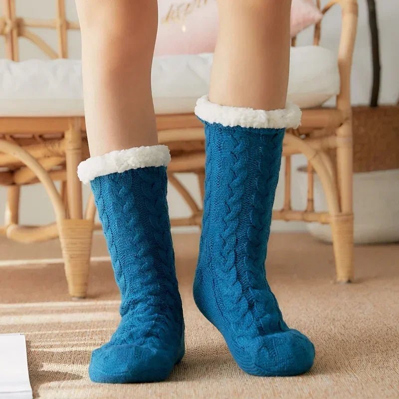 Die Cloud - Step Thermosocken - Mahua Seeblau - Saint Doux